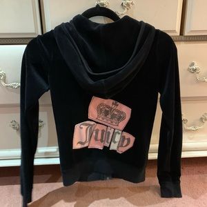 Juicy couture black zip up